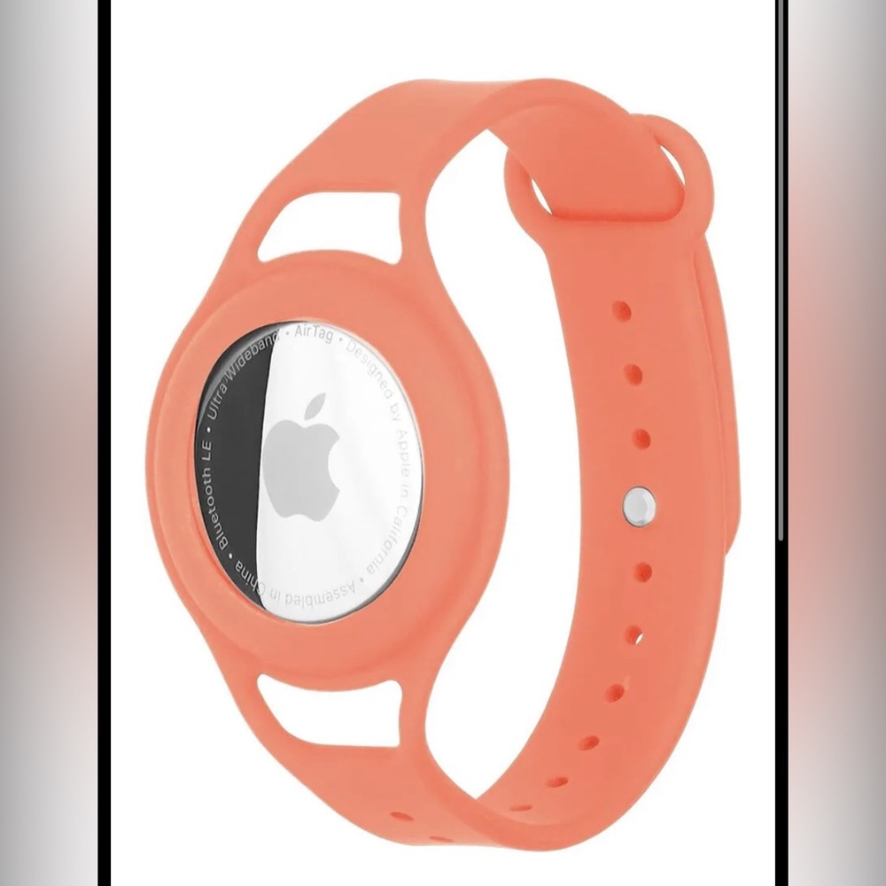 Case-Mate Airtag Wrist Holder Accessory for Children Silicone - Orange - NEW